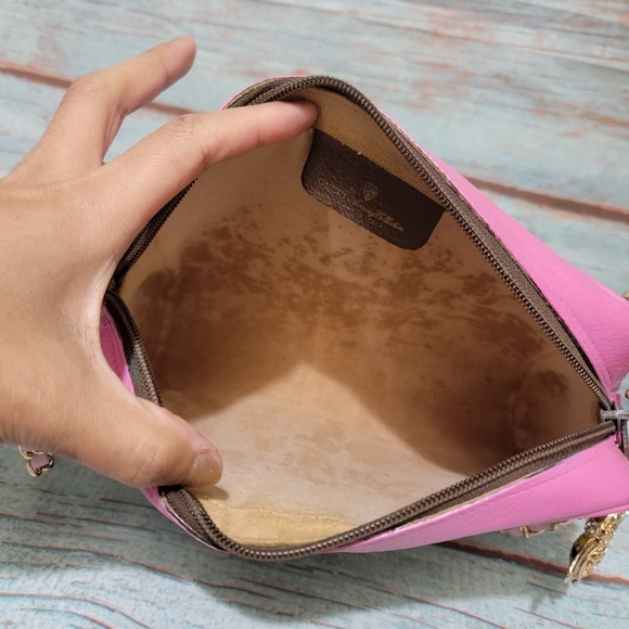 #WC134 AUTHENTIC Gucci Web Sherry Line Leather clutch bag - Picture 10 of 12